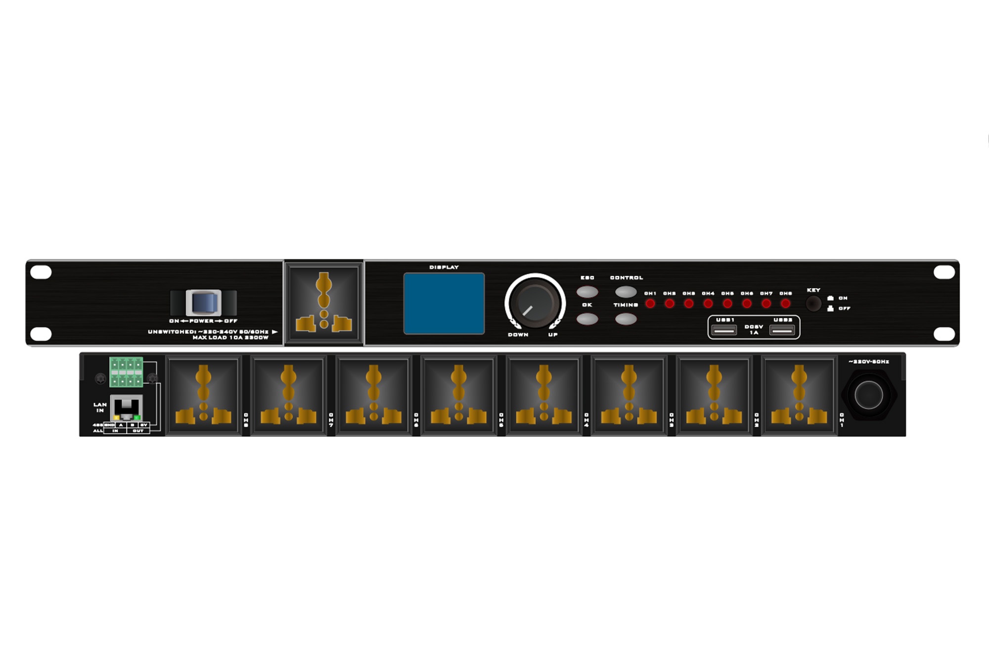 8 Channel Power Sequencer with timing