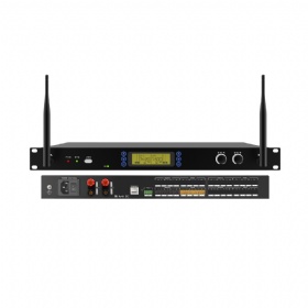 4CH DSP amplifier with 2CH Wireless microphone