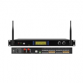 8CH DSP amplifier with 2CH Wireless microphone